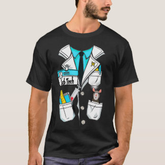 Camiseta Lab Tech Science Lab Casaco Funny Design Para Scie