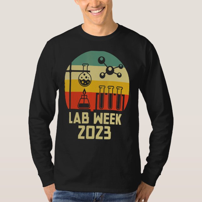 Camiseta Lab Week 2023 Vintage Science (Frente)
