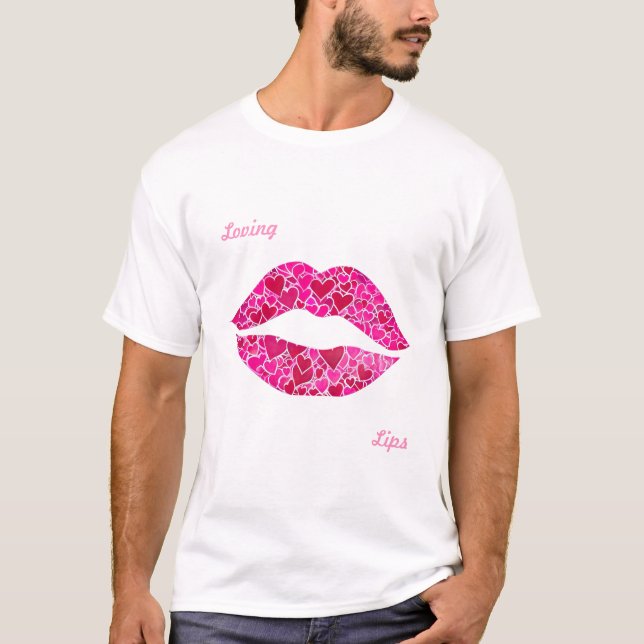 Camiseta Lábios adoráveis 01 (Frente)