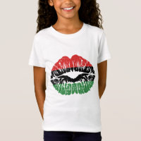 Lábios Africanos Bandeira Melanin Black History Mo