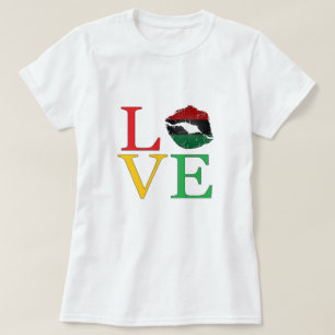 Camiseta LÁBIOS Afrocentrínicos do AMOR