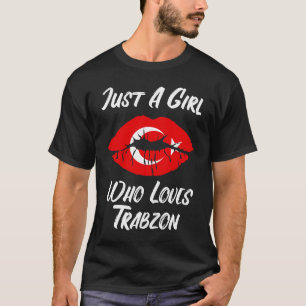Camiseta Lábios Amor Bandeira Turca Trabzon