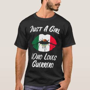 Camiseta Lábios Amor Boca Guerrero Mexicano