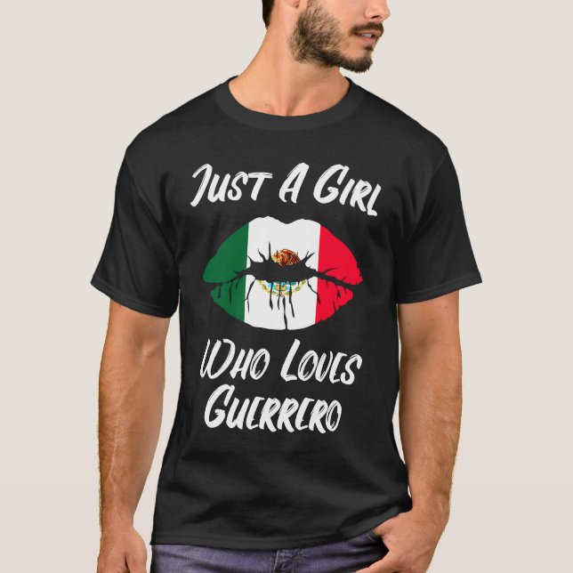 Camiseta Lábios Amor Boca Guerrero Mexicano (Frente)