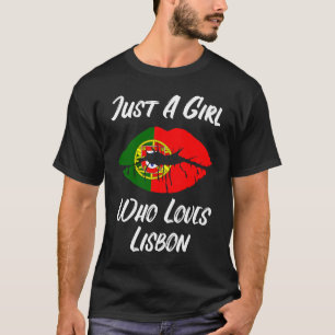 Camiseta Lábios Amor Língua Portuguesa Lisboa