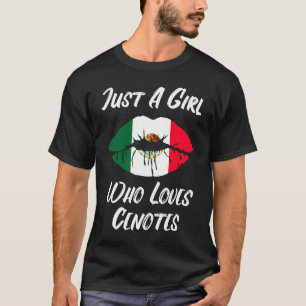 Camiseta Lábios Apaixonados Pela Boca Mexicana Cenotes