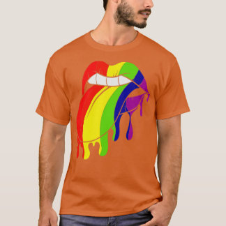 Camiseta Lábios Coloridos LGBT