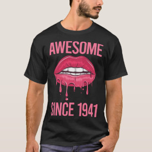 Camiseta Lábios Cor-de-Rosa - Incrível Desde 1941