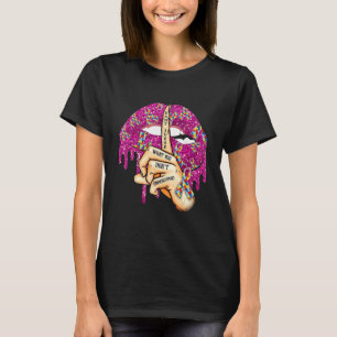 Camiseta Lábios de Autismo Não Julgue O Que Você Não Entend