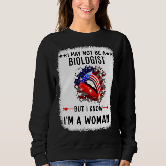 Camiseta Lábios de não ser biólogo, mas sei que sou uma mul