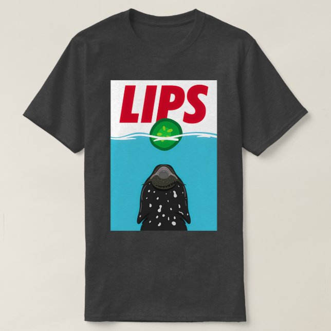 Camiseta Lábios de Peixes (Frente do Design)