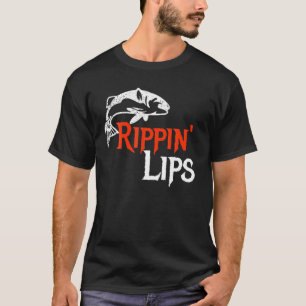 Camiseta Lábios De Pesca Pescador Angler Bass Walleye