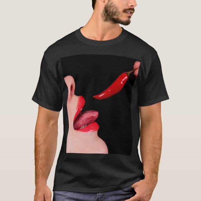 Camiseta Lábios de pimenta (Frente)