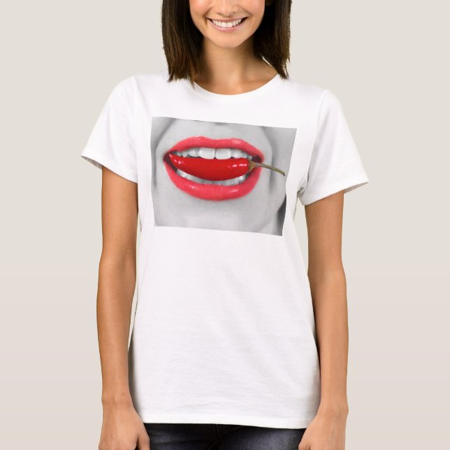 Camiseta Lábios de pimenta (Frente)