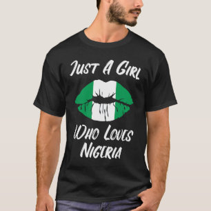 Camiseta Lábios e Amor Boca Nigéria