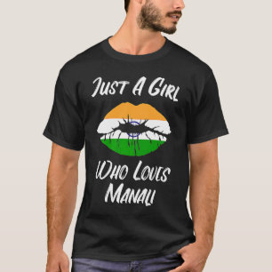 Camiseta Lábios e Muçulmana Amor Bandeira Indiana Manali