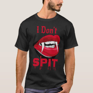 Camiseta Lábios e Presas de Vampiro Safado T