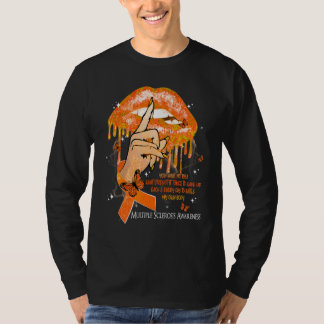 Camiseta Lábios Gotejantes Borboletas Mulheres Esclerose Mú