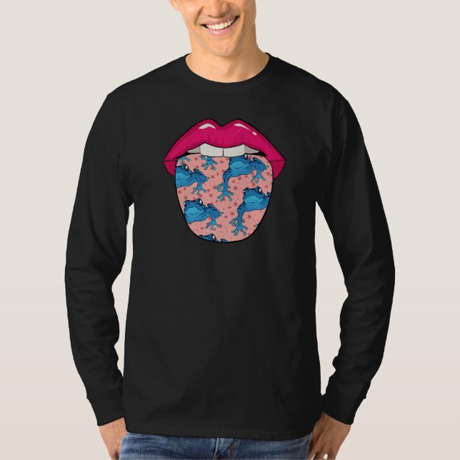 Camiseta Lábios Herpetologistas  Poison Sapo (Frente)