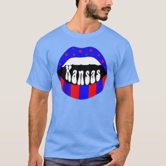 Camiseta Lábios Kansas Oversized
