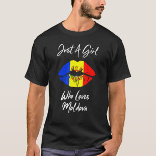 Camiseta Lábios Meninas Meninas Amor Bandeira Mouldew