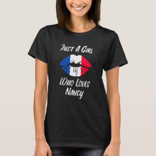 Camiseta Lábios Mouth Love French Flag