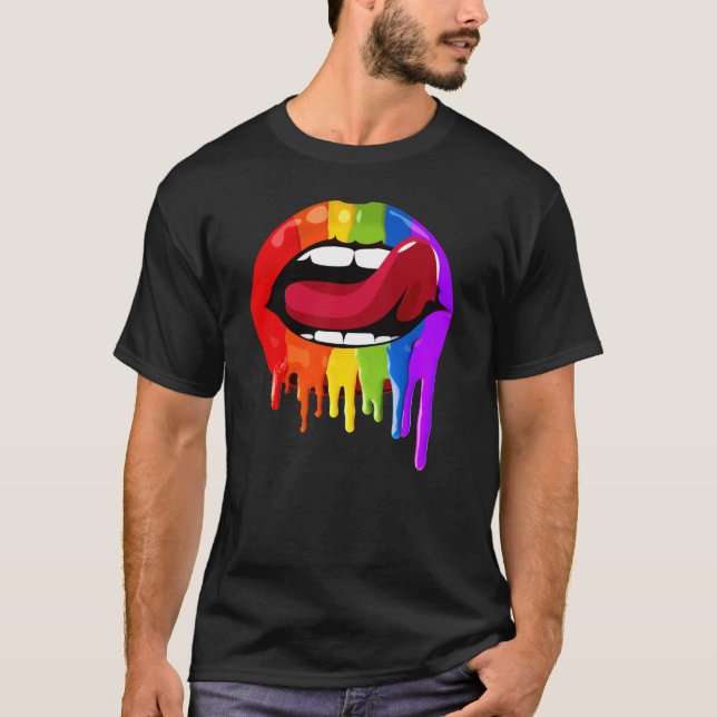 Camiseta Lábios Orgulho (Frente)