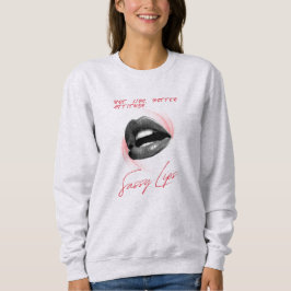 Camiseta lábios quentes atitude mais quente