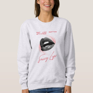 Camiseta lábios quentes atitude mais quente