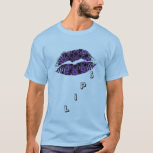 Camiseta Lábios quentes - Senhoras Capa AA Boné