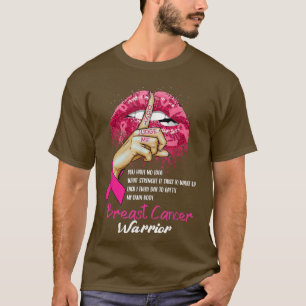 Camiseta Lábios rosa cor-de-rosa Fita rosa Não julgue-me pe
