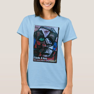 CAMISETA LÁBIOS ROSAS