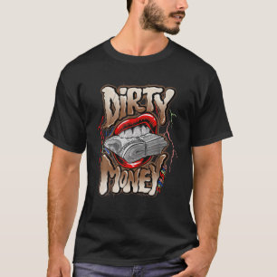 Camiseta Lábios Sujos Gráficos Money Match 4 Sneaker Wild