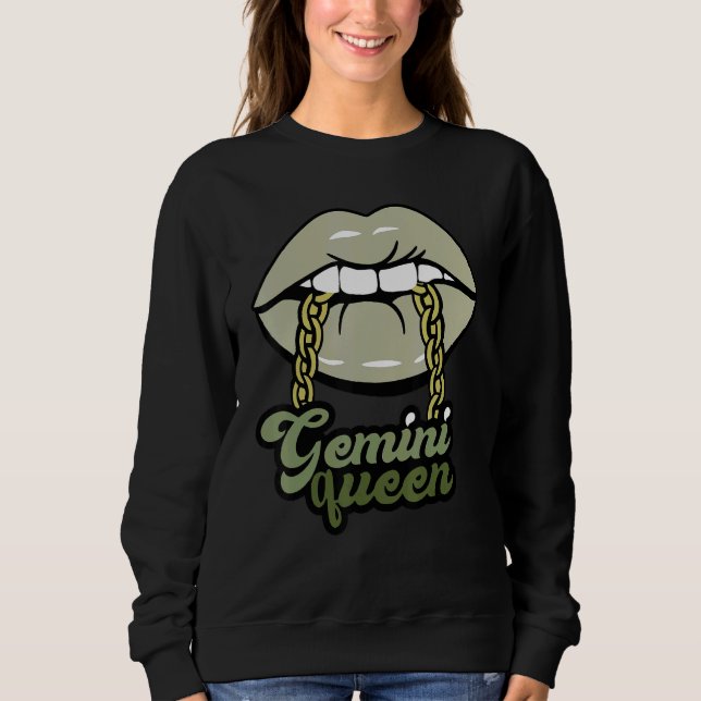 Camiseta Lábios Verdes Gemini Queen (Frente)