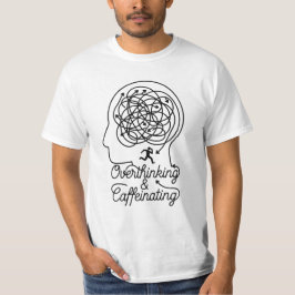 Camiseta Labirinto Mental de Superpensamento e Cafeína