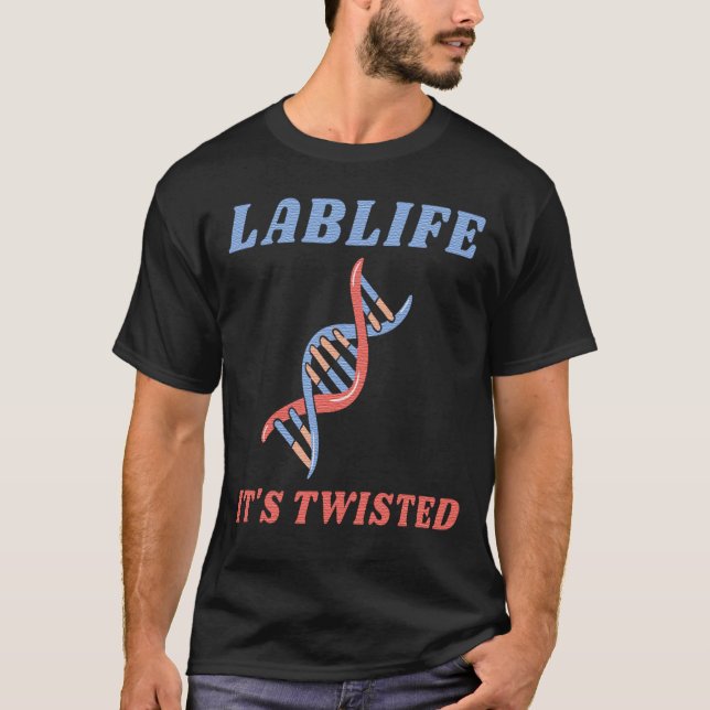 CAMISETA LABLIFE, ELE É TWISTED - DNA TWISTED (Frente)