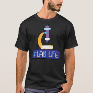 Camiseta Lablife Microscope Medical Laboratory Tech