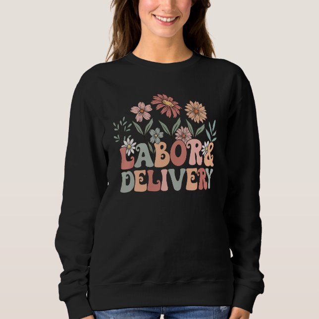 Camiseta Labor And Delivery Nurse Christmas Mother Baby Nur (Frente)