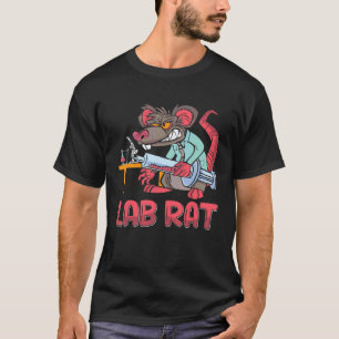 Camiseta Laboratório Assistente do Rato Médico de Laboratór