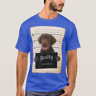 Camiseta Laboratório de chocolate Labrador Cachorro morto