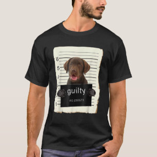 Camiseta Laboratório de chocolate Labrador Cão Cachorro Ati