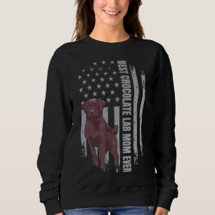 Camiseta Laboratório de Chocolate Mãe Bandeira Americana Br