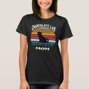 Camiseta Laboratório de Chocolate Mãe Labrador Mama Labrado