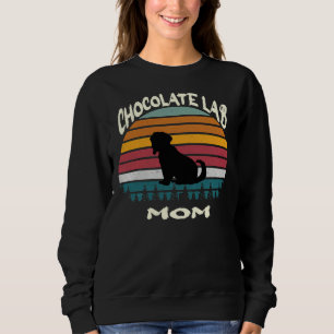 Camiseta Laboratório de Chocolate Mãe Labrador Mama Labrado