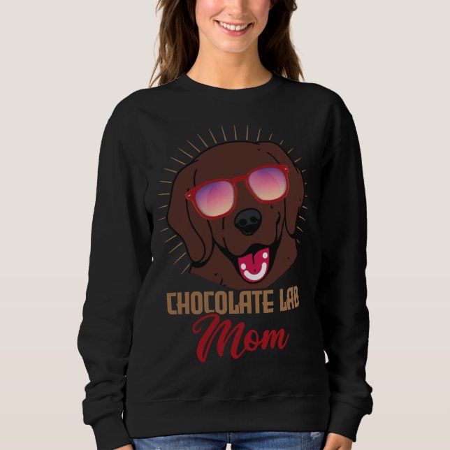 Camiseta Laboratório de Chocolate Mãe Labrador Retriever (Frente)