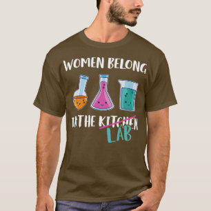 Camiseta Laboratório de Ciência da Química de Mulheres