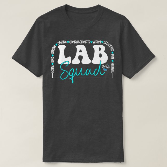 Camiseta laboratório de laboratório Lab Feam Medical Labora (Frente do Design)