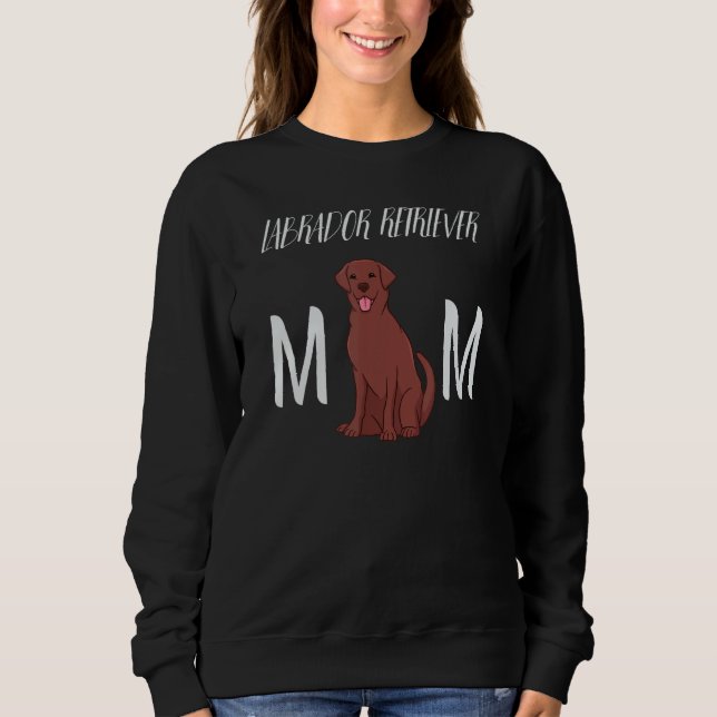 Camiseta Laboratório de Mãe do Retriever Mama Labrador Recu (Frente)