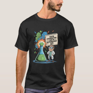 Camiseta Laboratório de Microbiologia Amor Professor de Bio