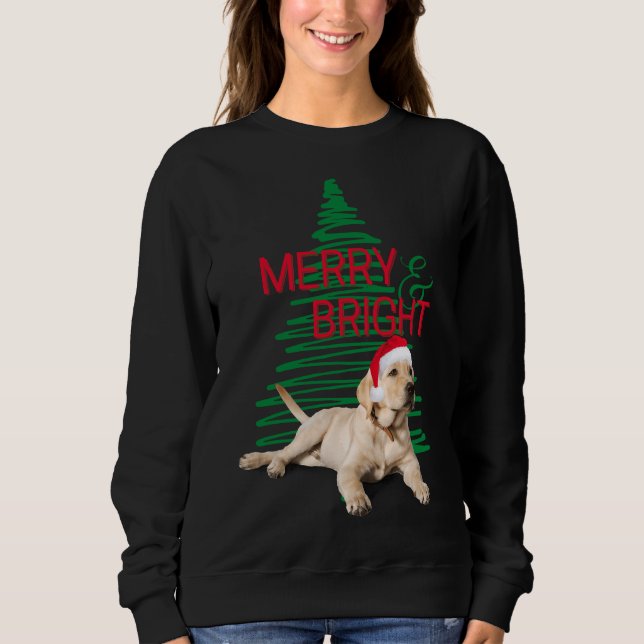 Camiseta Laboratório De Natal feliz E Brilhante (Frente)